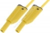 2612-IEC-100-GE  Przewód PVC 1,0mm2, 1,0m, 2x(wt.pr+gn)4mm, żółty, ELECTRO-PJP, 2612IEC100GE